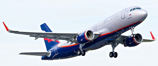 Авиакомпания \"Аэрофлот\" получила первый самолет A320 с шарклетами ...