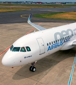 Первый полет A320NEO намечен в сентябре. Многие считают, что это наиболее впечатляющий проект AIrbus к настоящему времени // Фото: Airbus / H.Gousse