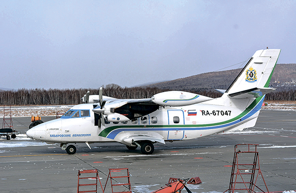 Краевая администрация думает об увеличении парка L-410 "Хабаровских авиалиний" до пяти бортов // Владимир ПЕРЕПЕЛИЦЫН