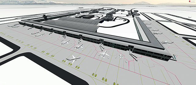Скриншот модели аэропорта
