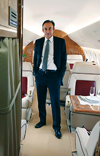 Жиль Готье, вице-президент по продажам семейства Falcon компании Dassault Aviation