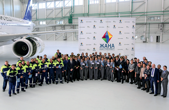 В Астане открыли авиационно-технический центр авиакомпании Air Astana