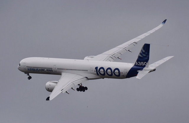 Первый полет самолета Airbus A350-1000
