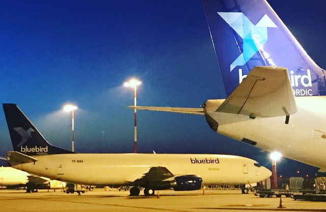 Boeing 737 исландского грузоперевозчика Bluebird Nordic