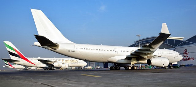 Последний самолет Airbus A330 авиакомпании Emirates