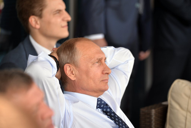 Владимир Путин на авиасалоне МАКС