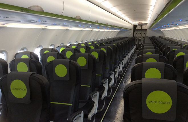 Салон A320neo авиакомпании S7 Airlines