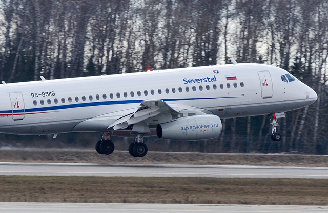 Superjet 100 авиакомпании Северсталь