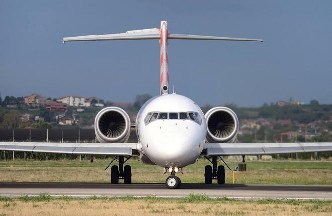 самолет Boeing 717 авиакомпании Volotea