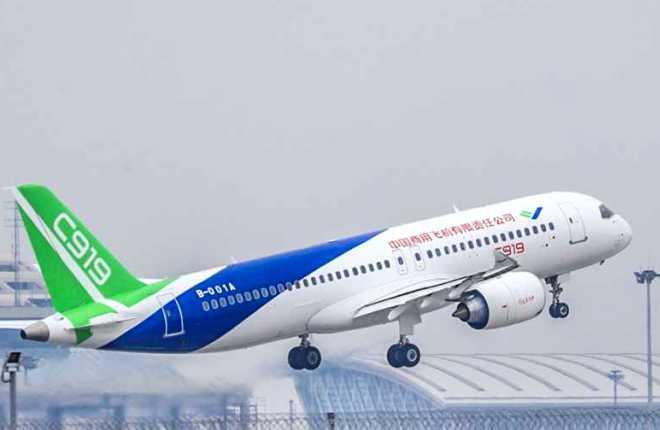 Самолет COMAC C919