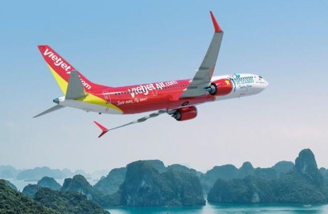 Boeing 737MAX авиакомпании VietJet 