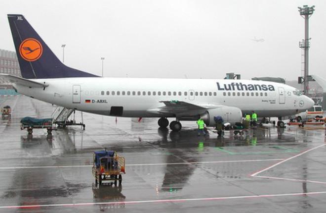 Авиакомпания Lufthansa демонстрирует падение загрузки на своих рейсах