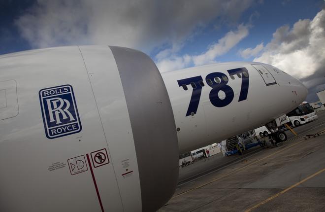 Rolls-Royce предупреждает эксплуатантов Boeing 787 о дополнительных проверках