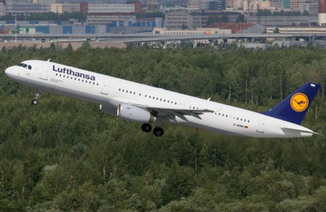 Lufthansa увеличила количество пассажиров на российских направлениях на 5%