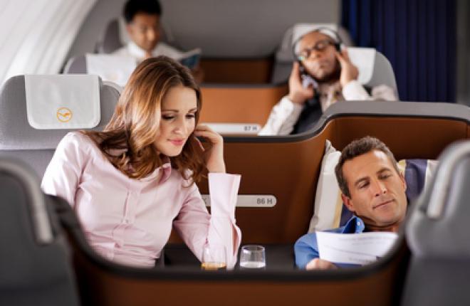 Lufthansa увеличила количество пассажиров премиум-класса