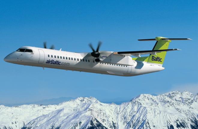 Авиакомпания airBaltic берет в лизинг четыре Q400