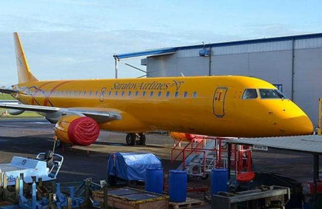 Авиакомпания "Саратовские авиалинии" получила первый Embraer E-195