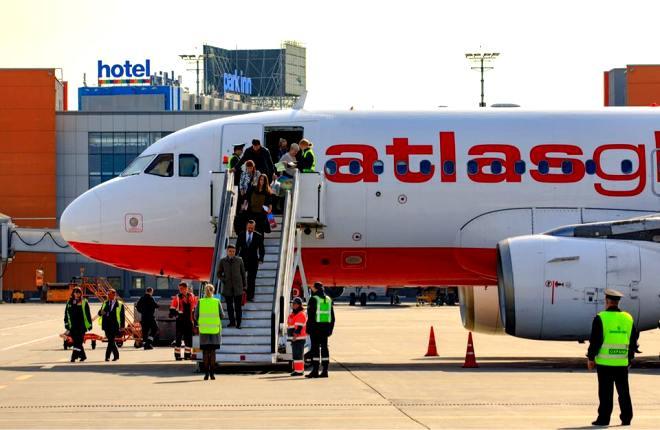 Первый рейс AtlasGlobal в Шереметьево