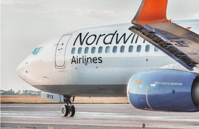 Самолет авиакомпании Nordwind