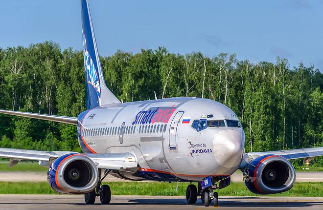 Самолет Boeing 737-500 авиакомпании Smartavia