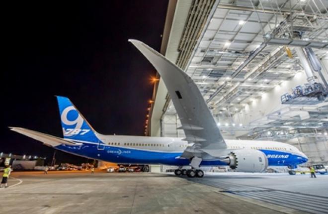 Boeing 787-9 c двигателями GEnx получил сертификат FAA