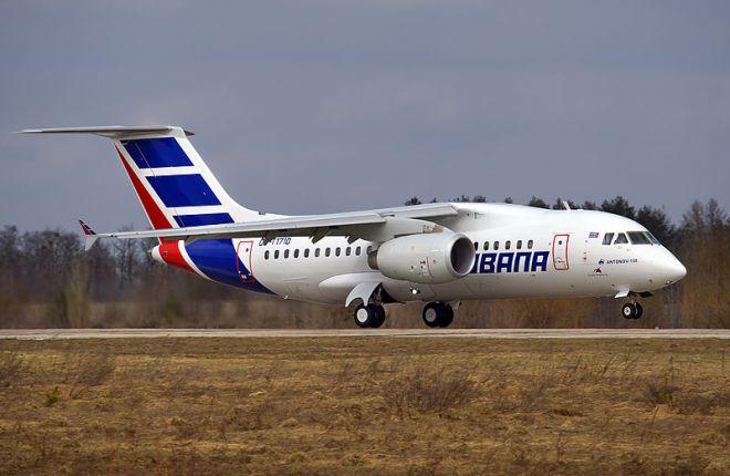 Самолет Ан-158 Cubana de Aviacion