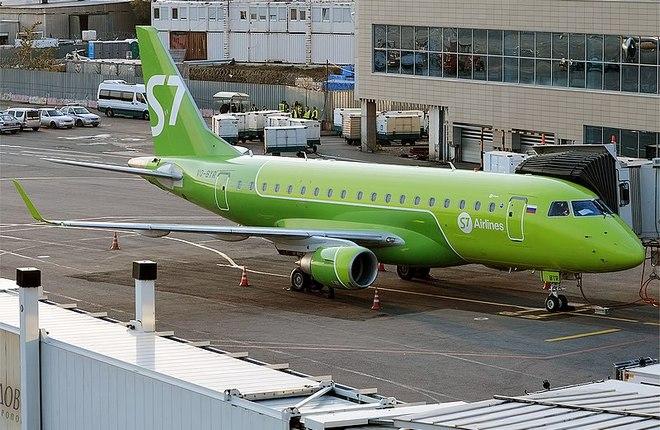 Embraer E170 авиакомпании S7 Airlines ("Сибирь")