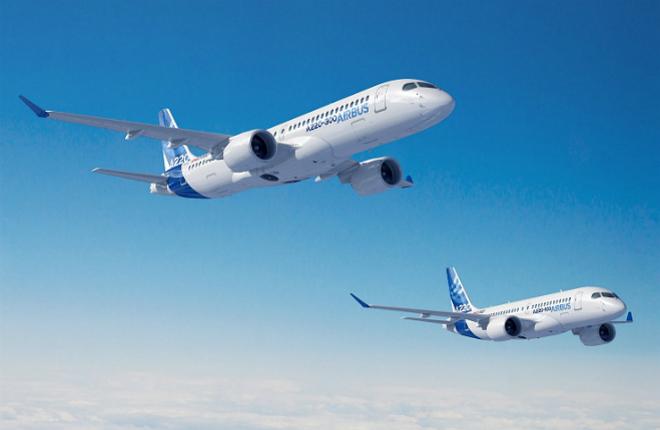 Портфель заказов на самолеты Airbus А220 сейчас составляет 473 ВС :: Airbus Airbus A220