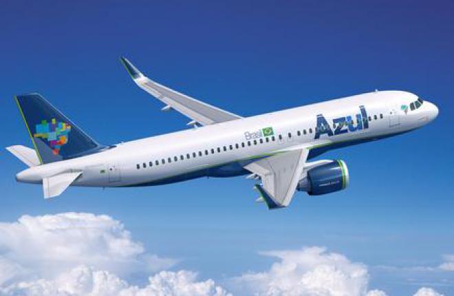 Парк бразильского лоукостера Azul пополнится 35 самолетами A320NEO