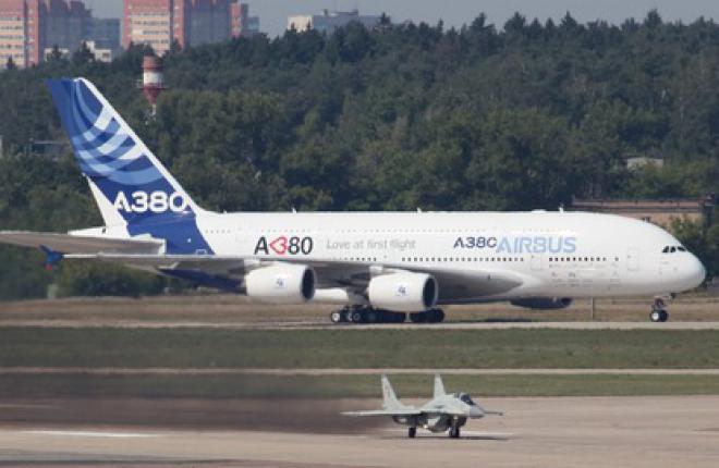 Airbus покажет на МАКС-2013 самолет A380