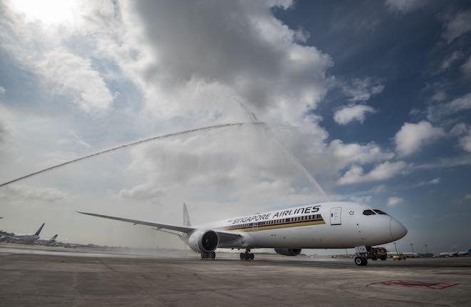 самолет Boeing 787-10 авиакомпании Singapore Airlines 