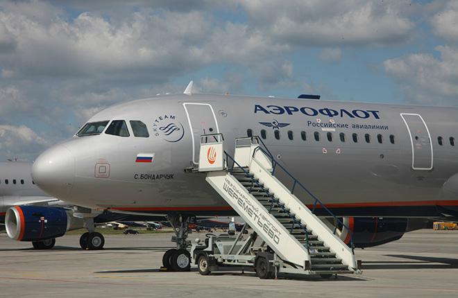 Самолет семейства Airbus A320 авиакомпании "Аэрофлот"