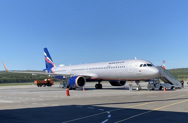 самолет Airbus A321neo авиакомпании Аэрофлот