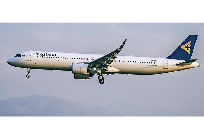 Очередной новый «дальнобойный» A321LR пополнил флот авиакомпании Air Astana