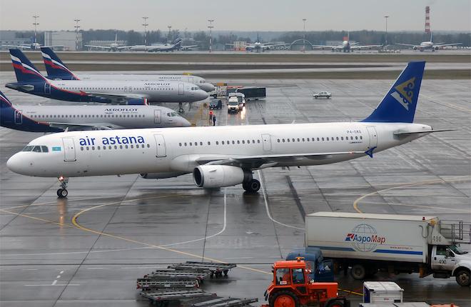 Airbus A321 Air Astana 