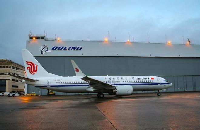 Boeing 737MAX китайской авиакомпании Air China