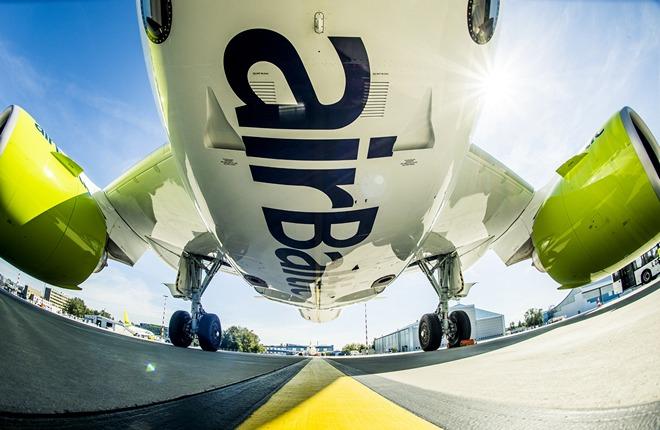 Убытки авиакомпании airBaltic остались на уровне прошлого года