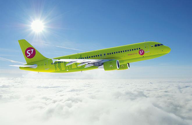 Прирост пассажиропотока у авиакомпаний S7 Airlines ускорился до 27%