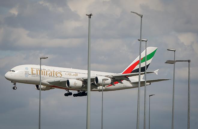 Системой Skywise, нацеленной на углубленный анализ данных с датчиков самолета, уже пользуется авиакомпания Emirates :: Леонид Фаерберг // transport-photo.com