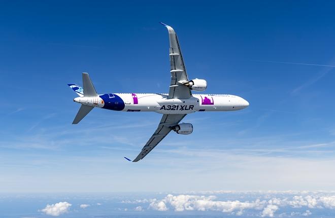 Ультрадальный Airbus A321XLR совершил первый полет
