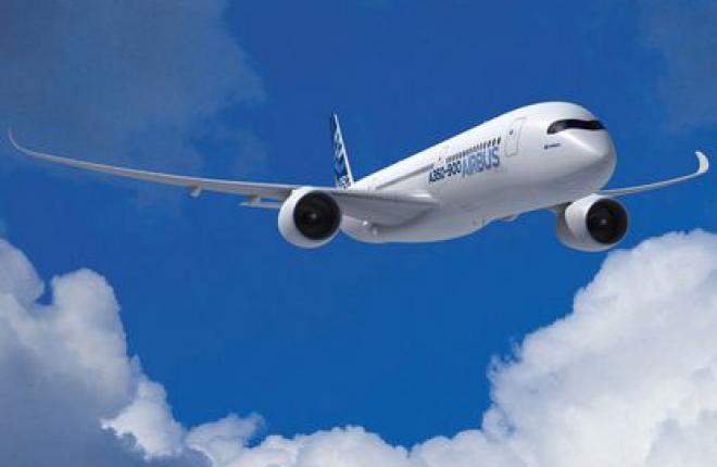 Airbus перенес поставку A350-900 на первую половину 2014 г.