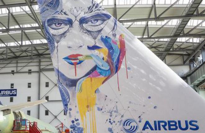Airbus изобрел принтер для покраски самолетов