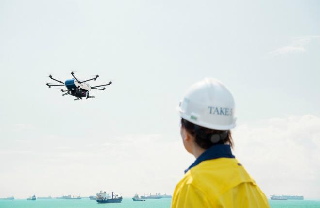 Целью Airbus является разработка с помощью Skyways решений для беспилотной аэрокосмической инфраструктуры и обеспечение устойчивости и эффективности беспилотных летательных аппаратов в различных городских и морских условиях :: Airbus Беспилотный дрон Skyways от Airbus