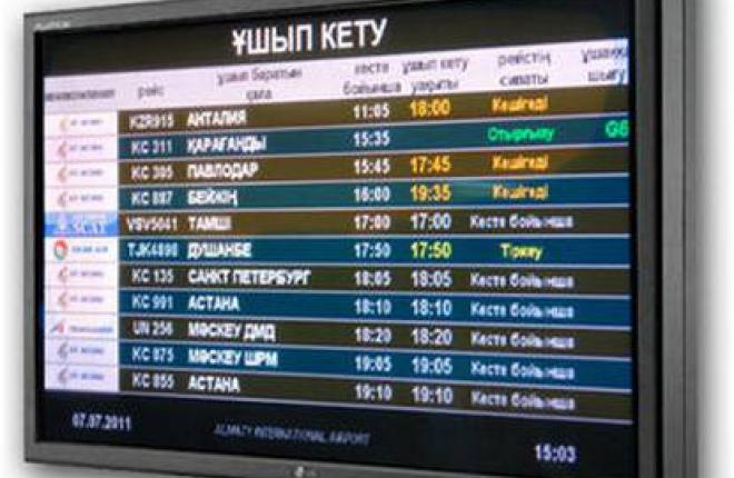 Аэропорт Алматы Уровень конкуренции на внутренних авиамаршрутах Казахстана остается низким