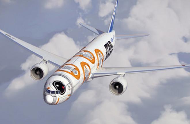 Японская авиакомпания ANA раскрасит под "Звездные войны" еще два самолета