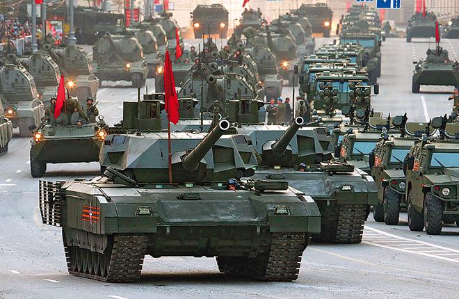 В 2015 г. Вооруженные силы получили новые танки Т-14 “Армата” для опытной эксплуатации в войсках