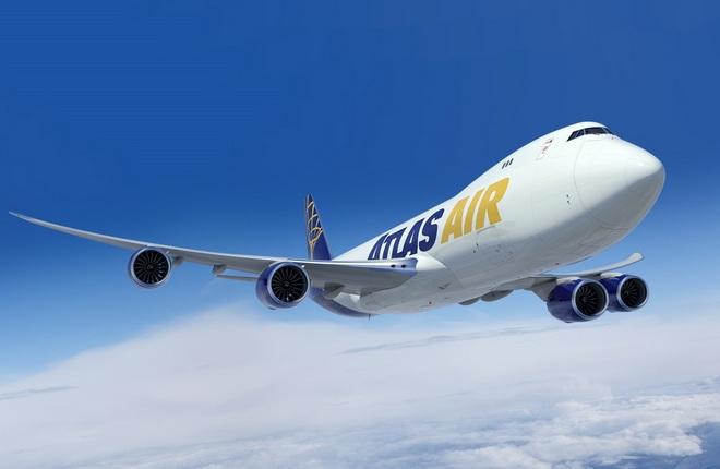 Boeing 747-8F авиакомпании atlas air 