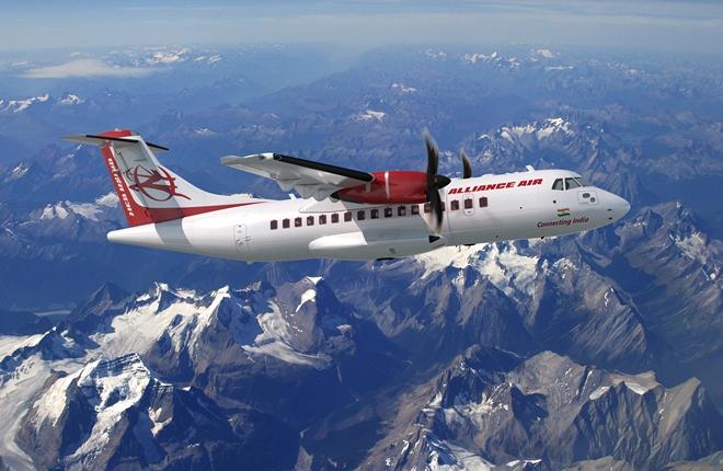 Индийская авиакомпания Alliance Air берет в лизинг два турбовинтовых самолета ATR 42-600