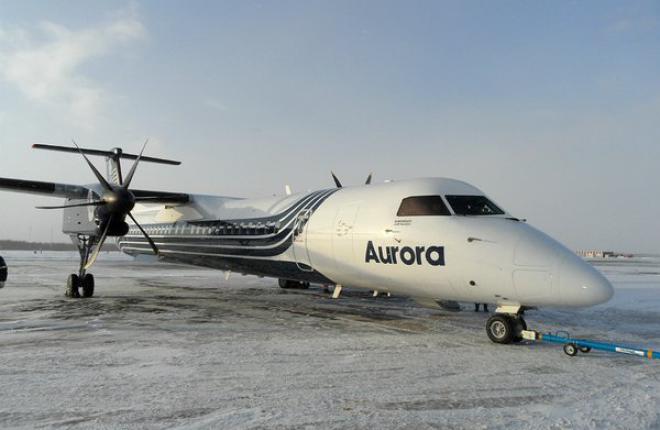 Авиакомпания "Аврора" получила первый Bombardier Q400