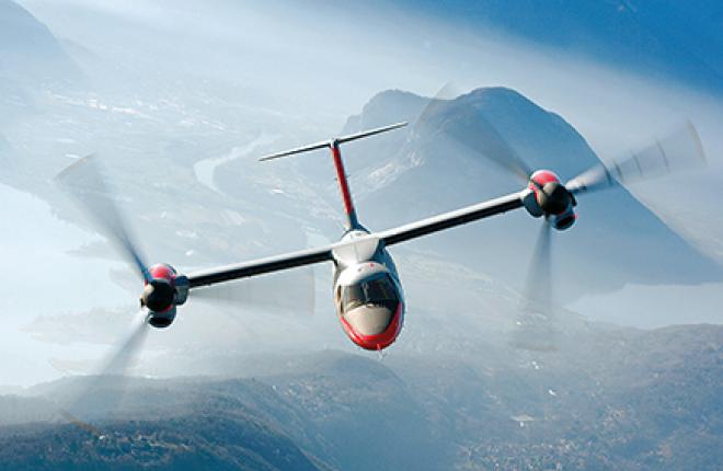 Прототип конвертоплана AW609